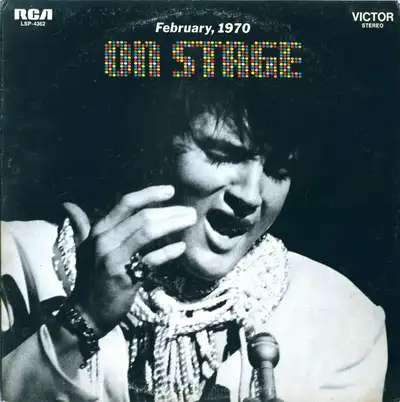 Elvis Presley  --  On Stage - February, 1970  * VINYLE RECORd, View more