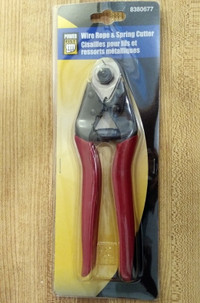 BRAND NEW - 3/16" Wire Rope & Spring Cutter (seal removal tool)