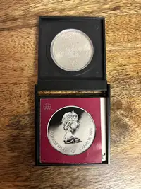 Canada 1976 Montreal Olympic $5 Dollar Sterling Silver