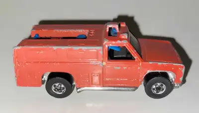 Vintage 1974 Hot Wheels Diecast Redline Emergency Unit 50 Fire Truck Hong Kong