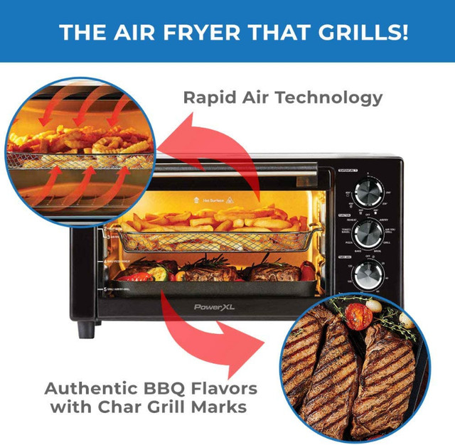 NEW Power XL 8-In-1 Air Fryer Grill new without box in Microwaves & Cookers in City of Toronto - Image 2