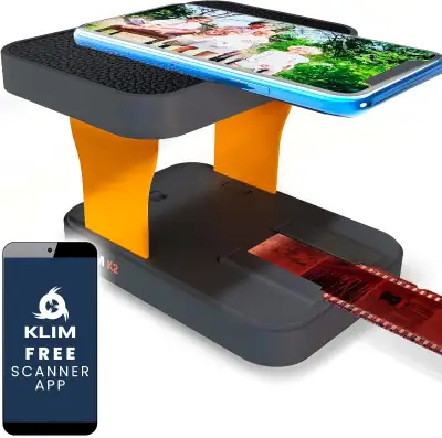 KLIM K2 Mobile Scanner for 35mm Film, Slides, Photos & Color Fil, View more