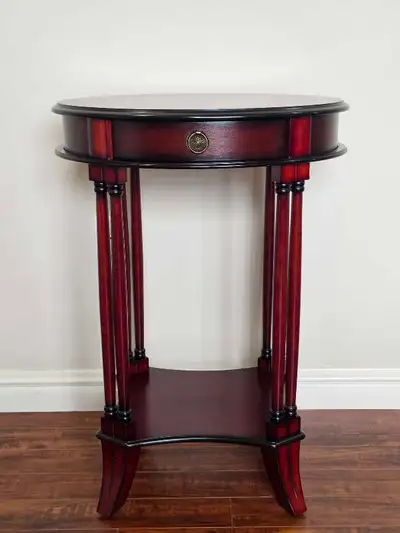 Bombay Company Traditional Accent Table – Cherry/Mahogany Finis, View more
