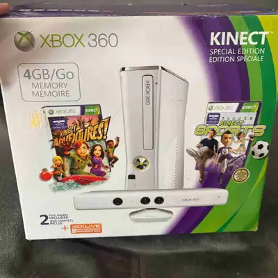 Xbox 360 Kinect with games, View more