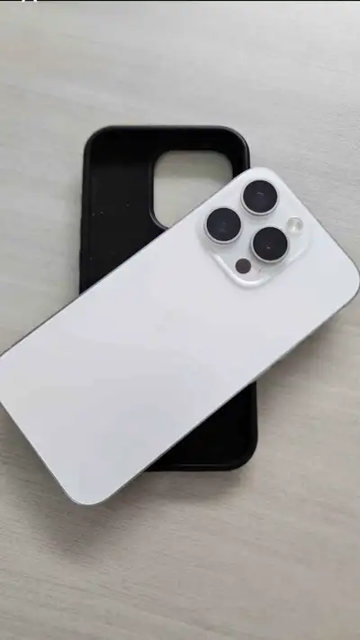 iphone 15 pro white titanium working perfectly , View more