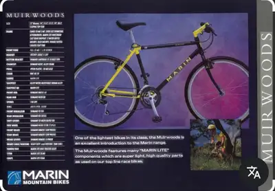 vtg 1991 MARIN MUIRWOODS mountain bike (incredible condition!), View more
