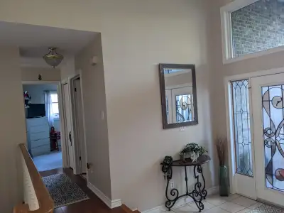 One bedroom for rent in main floor in quiet family home and neighborhood. This includes utilities, p...