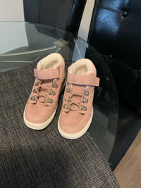 Little Girl’s Lined Ankle Boots