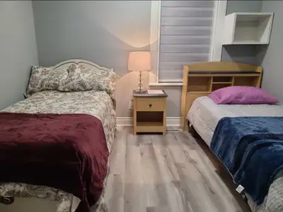 Furnished Downtown AirBnB Twin beds Room for Rent monthly $1195