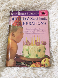 Vintage Better Homes Birthdays and Family Celebrations book