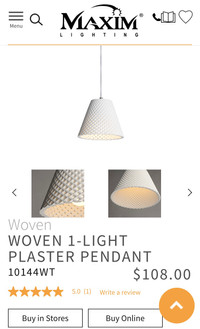 2 New Pendant Lights from Wayfair for $100