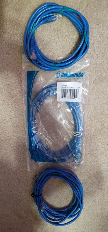 Cat 5 Blue Computer & Stereo Cables in Cables & Connectors in Saskatoon - Image 4