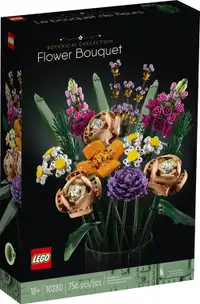 LEGO Icons Flower Bouquet Set # 10280 -Brand New -Factory Sealed