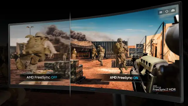 Samsung 49" 1440p WQHD GTG Curved VA LED FreeSync Gaming Monitor in Monitors in City of Toronto - Image 5