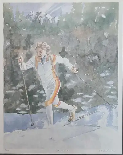 Signed Watercolour Limited Edition Print #20/150, View more