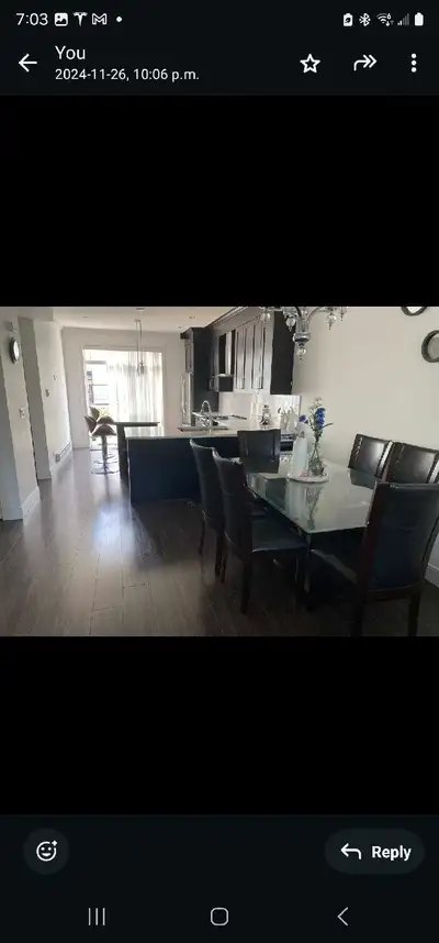 4 bedroom 4 bathroom  townhouse for rent from 1 August