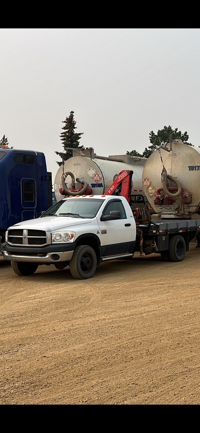 2007 Dodge 3500 SLT with F50 FASSI Picker in Cars & Trucks in Strathcona County