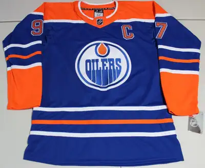 Edmonton Oilers Connor McDavid 97 Sewn Jersey Large Fanatics NWT, View more