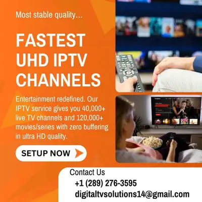 Premium 4K IPTV channels for all devices , View more