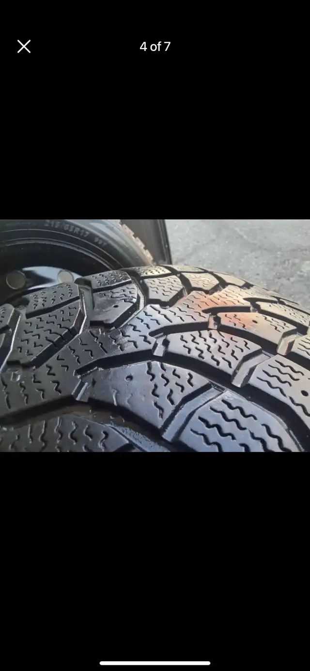 Set of 4 WINTER CLAW tires and rims(215 65 17) pattern (5×114.3) in Tires & Rims in Oakville / Halton Region - Image 5