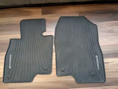 Tapis d'auto 4 saisons, set complet de Mazda (avant, arrière), pour mazda 3 de 2014 à 2018.