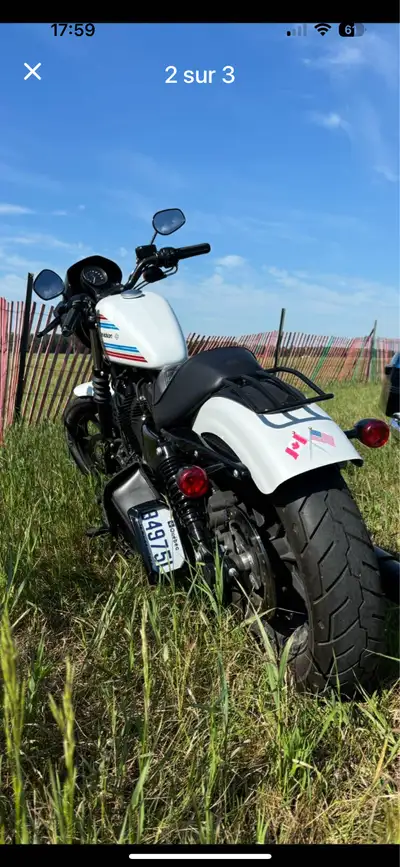 Harley Sporster 1200 2021 , 10,000 km Comme neuve Poignées Chauffantes , guidons changé Saccoches, p...