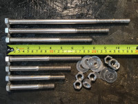  Stainless steel nuts, bolts, and washers