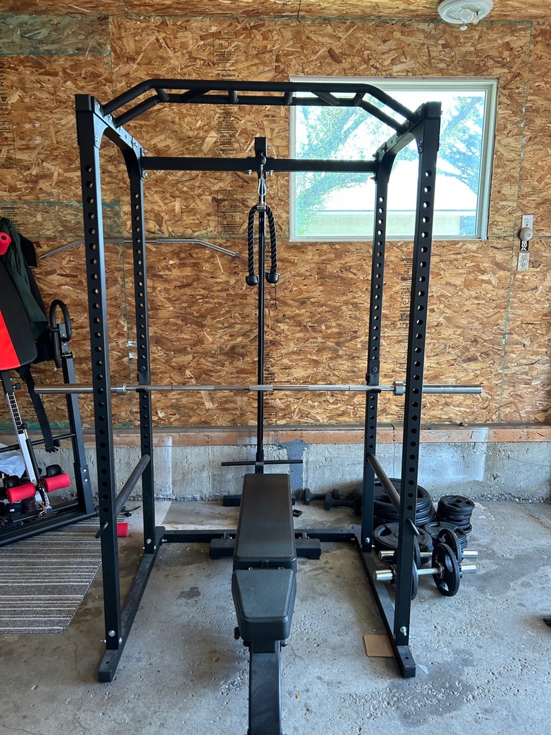 Full gym set with over 300Lbs in weight OBO Exercise Equipment
