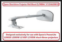 (NEW) Epson ELPMB64 Short-throw Projector Wall Mount Powerlite