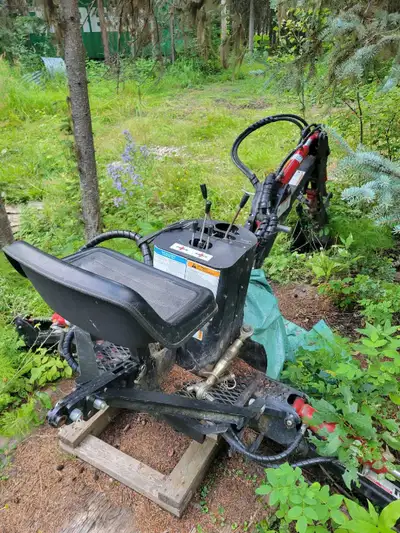 3pt backhoe with hydraulic thumb. Used on 32hp tractor. No longer needed. Open center valves. $3500...