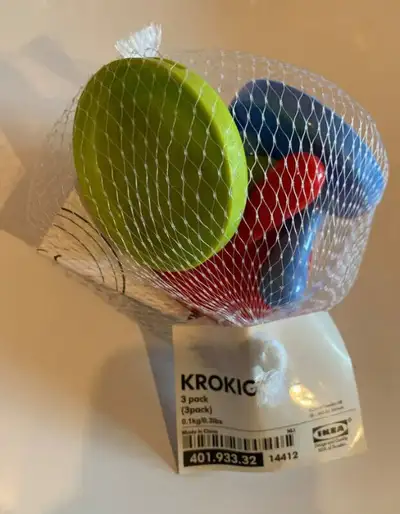 IKEA "Krokig" 3-pack Coloured Wall Hooks, View more