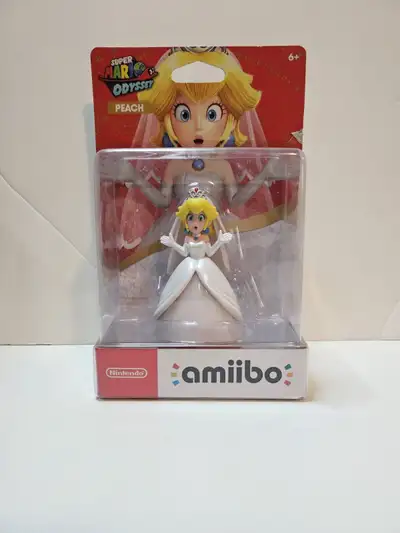 amiibo Peach Wedding Figure Super Mario Odyssey Series  *BNIB*, View more