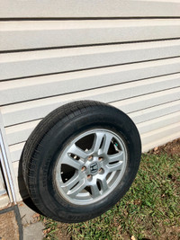 Honda rims with tires