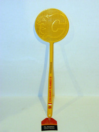 Candle stand 3 piece set & NHL FLY SWATTER Calgary Flames