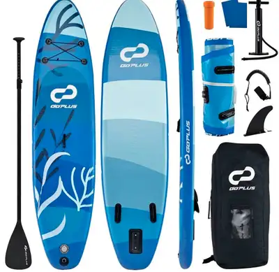 Inflatable SUP Board, Portable Paddle Board with 5D rings Stand, View more