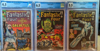 Fantastic Four 48 49 50 CGC 1966 Galactus Silver Surfer Stan Lee