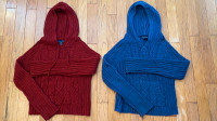 4 Women’s hooded sweaters and crop top sweaters