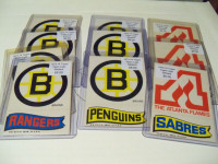 Vintage Hockey Cards: 1973-74 Topps Insert Team Logo Stickers