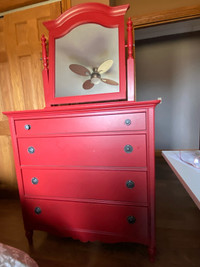 Dresser and Mirror