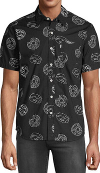 Levi’s Donut-Print Button-Down Shirt - size S