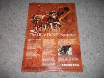 For sale: 1969 Honda CB450 DOHC brochure in very good condition... This original item is 1 page and...