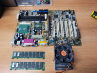 ASUS CUSL2 Socket 370 Motherboard, Intel Pentium 3 1000 Combo