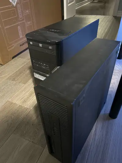 HP Elitedesk 800 G1 SFF Desktop (intel core 4th gen i5, DDR3) Acer Aspire M1100 (AMD Athelon, DDR2)...