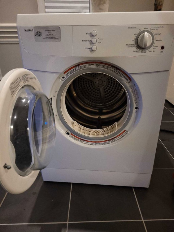 Maytag 24" Compact Electric Dryer, Vented - White in Washers & Dryers in Oshawa / Durham Region