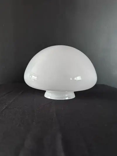 Globe Rétro Vintage en Opaline blanc, View more