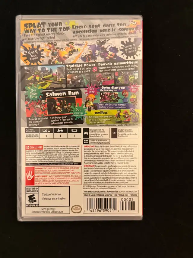 Splatoon 2 *brand new sealed*62864362932738121