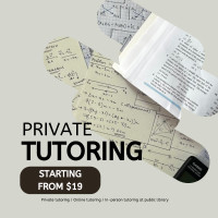 Experienced Math Tutor (Grade 1 - 10) Starting from $19 per hour