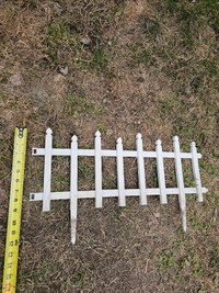 White picket fencing