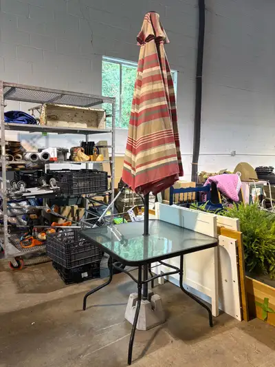 Outdoor Table & Umbrella, View more