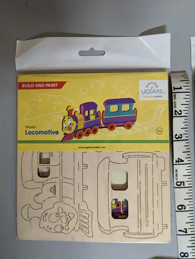 I have for sale a brand new DIY Wooden Build & Paint Model Locomotive Train!!! If you have any quest...
